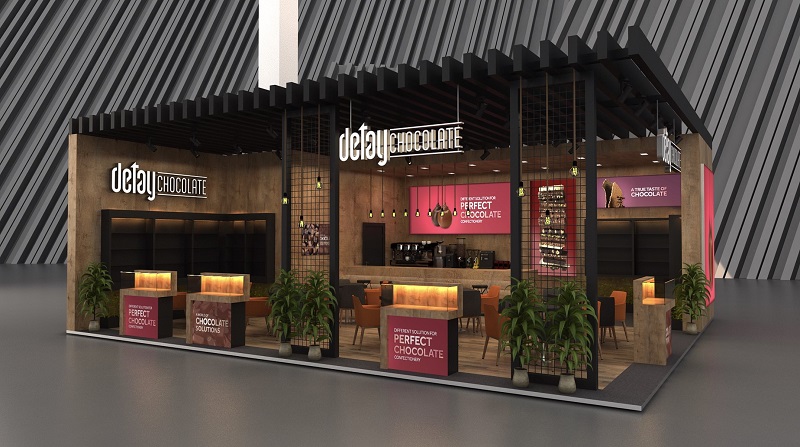 巧克力貿(mào)易展展臺，展臺設(shè)計，展臺類型