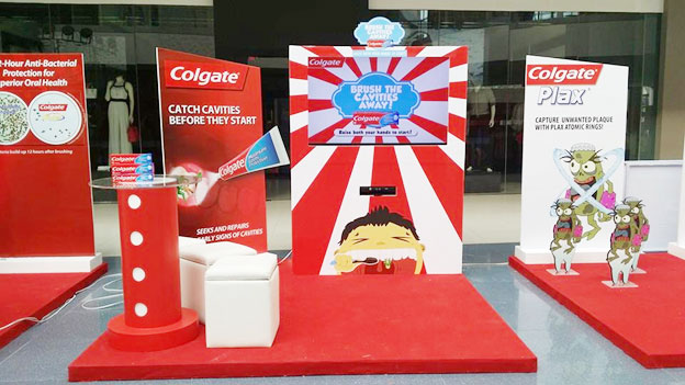 高露潔展，高露潔展臺，高露潔